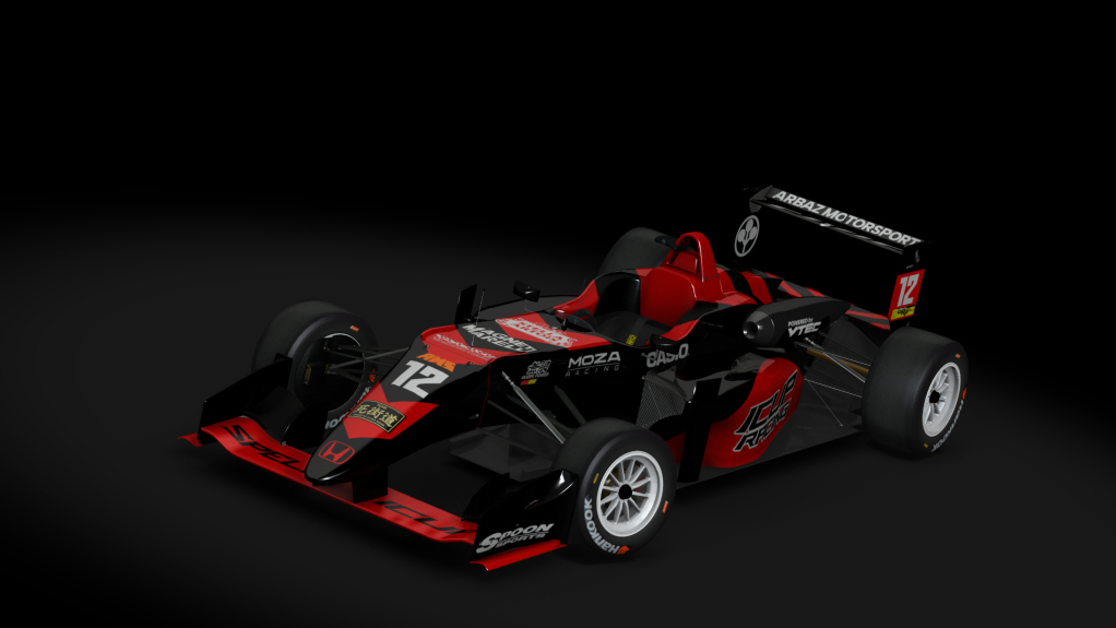 Dallara Honda F317, skin #12 ICUP Racing