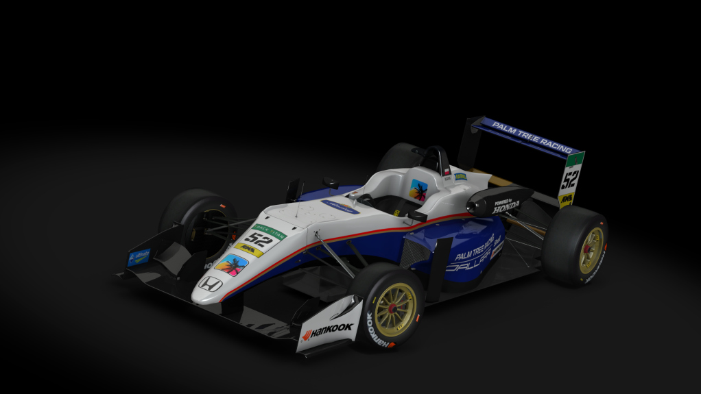 Dallara Honda F317, skin #52 Palm Tree Racing