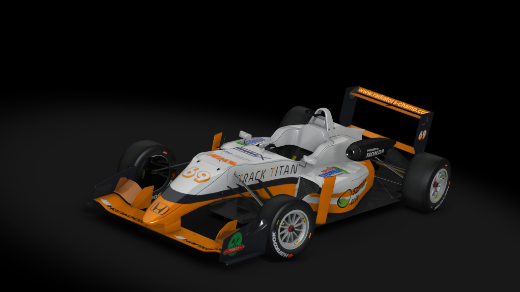 Dallara Honda F317, skin #69 Pogotowie Wodno-Kanalizacyjne