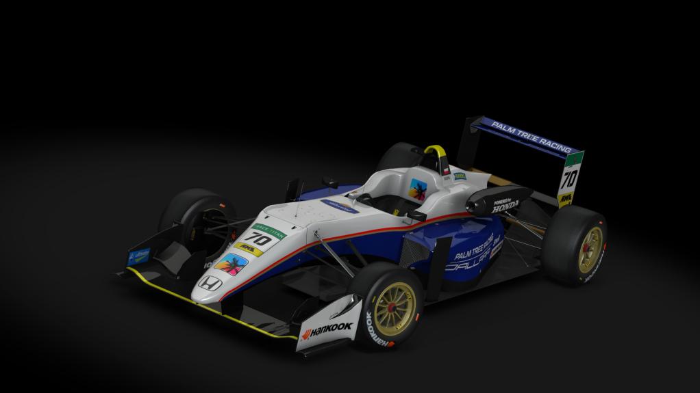 Dallara Honda F317, skin #70 Palm Tree Racing