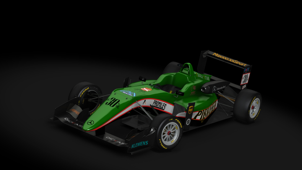 Dallara Mercedes F317, skin #30 Promiles Racing Team