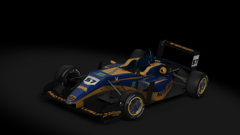 Dallara Mercedes F317, skin #57 Krzysztof Michalek