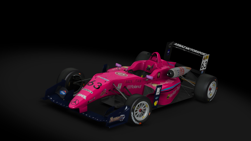 Dallara Mercedes F317, skin #63 Laura Kromer