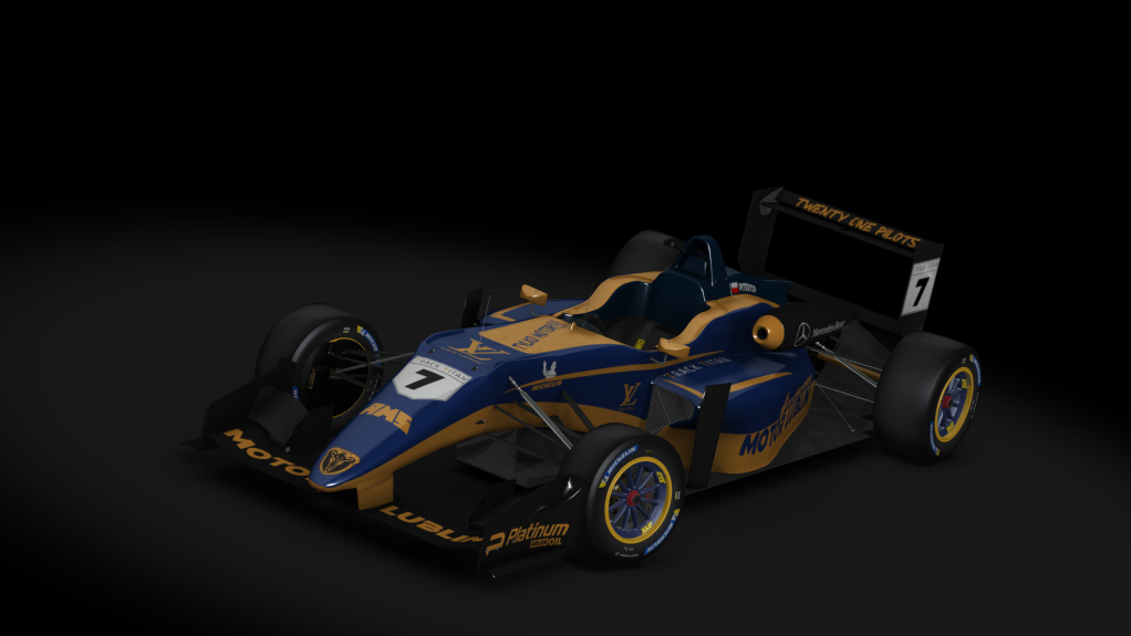 Dallara Mercedes F317, skin #7 PiterT0P