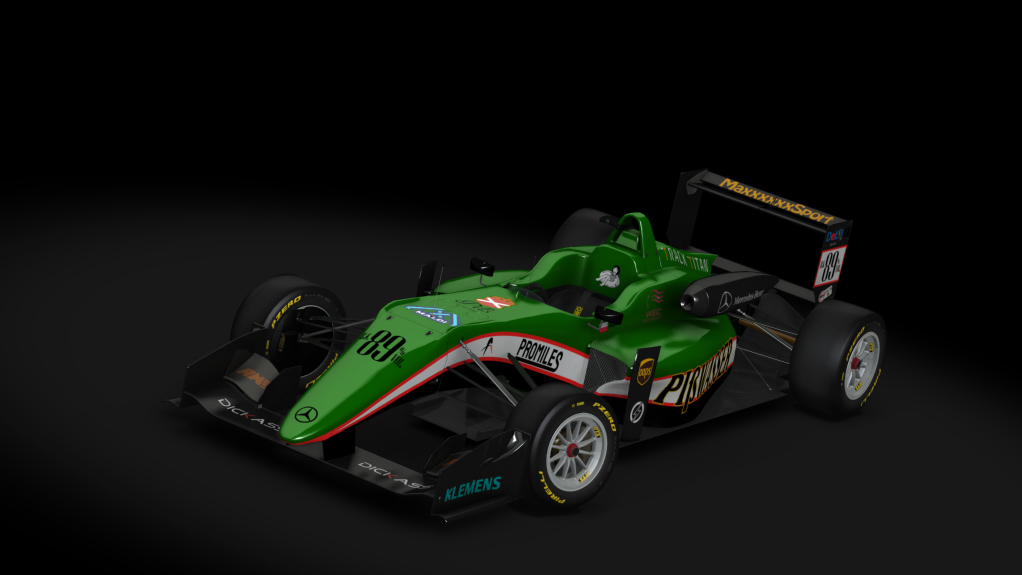 Dallara Mercedes F317, skin #89 squish