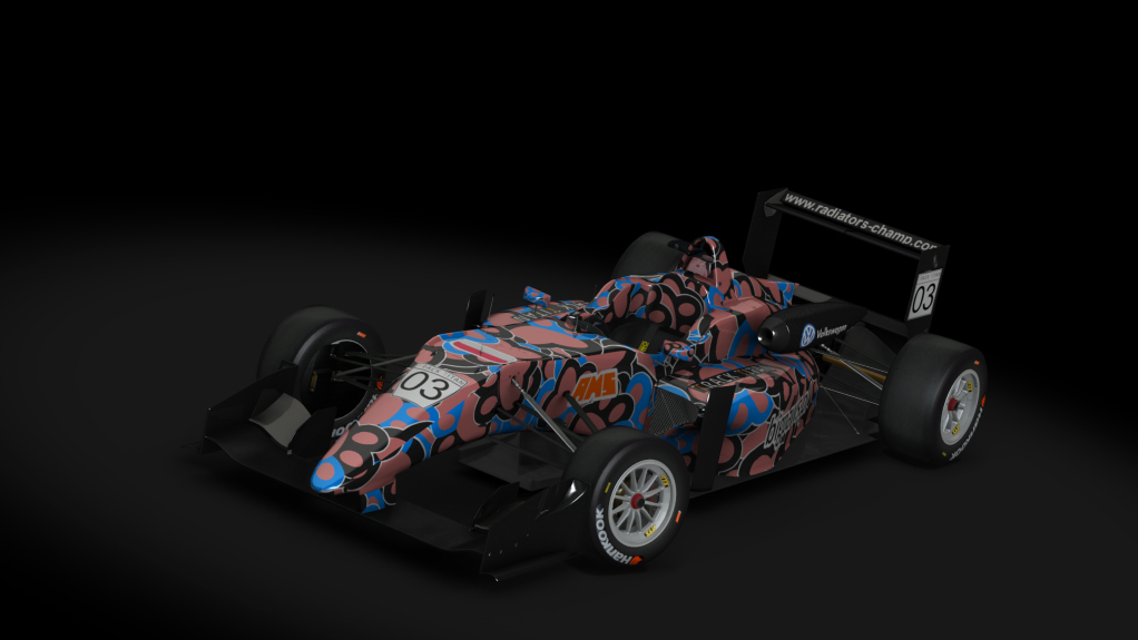 Dallara Volkswagen F317, skin #3 BigPaws.PL