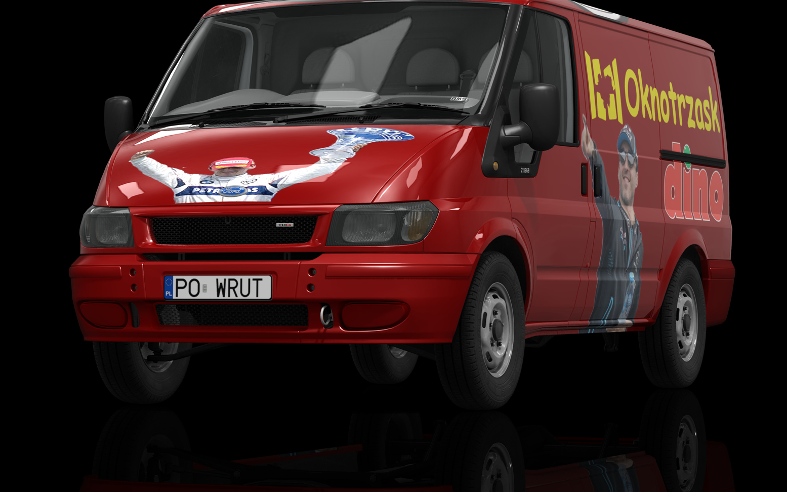 Ford Transit, skin okno